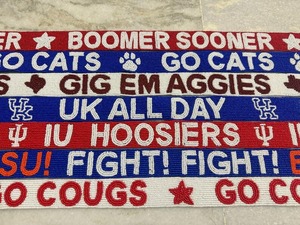 Correas de bolso con cuentas, elegantes y adornadas, hechas a mano con tela y cuentas de vidrio, monederos con cuentas, correas de guitarra para el día del partido y fiestas. - Product Image 3