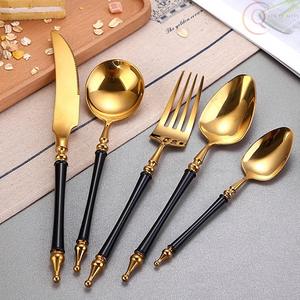 Ensemble de couverts professionnels écologiques et modernes pour buffet d'hôtel et réception |   Couverts en acier inoxydable durables pour la restauration - Product Image 1