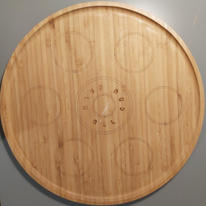 Bandeja de Servir de Cocina de Madera Natural |   Diseño Clásico Rústico, Formas y Tamaños Personalizados - Product Image 3