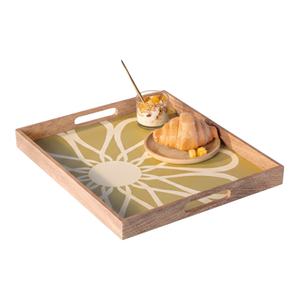 Bandeja de madera, decoración elegante para oficina y accesorios, perfecta para organizar suministros de escritorio, artículos de cocina, vajilla de comedor - Product Image 3