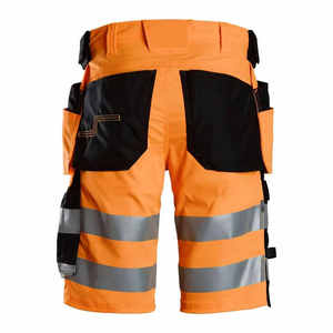 Pantalones de trabajo de poliéster transpirables elástico con bolsillos de funda y bolsillos de pierna reforzados Ropa de trabajo de seguridad de verano - Product Image 6