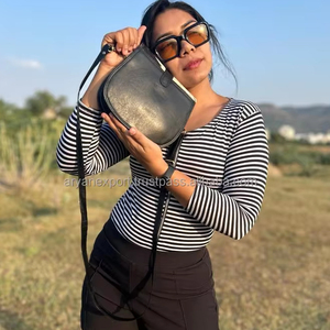 กระเป๋าคาดลำตัวหนังวัวสำหรับผู้หญิงทำมือกระเป๋าหนังแท้แบบตะวันตกกระเป๋าถือหนังผู้ผลิต - Product Image 5