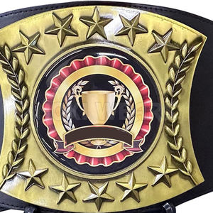 Ceinture de championnat sur mesure de style unique Ceinture de championnat de couleur unie en stock Ceinture de championnat - Product Image 6