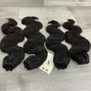 Nouveauté brut non transformé vierge naturel noir brillant génie trame Bundle corps ondulé pour le Vietnam personnes noires vague naturelle - Product Image 6