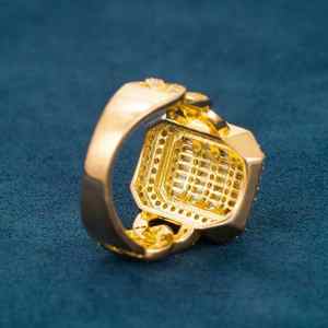 แหวนเพชรสำหรับปลูก LEB ทรงกลมสีเงินสเตอร์ลิงประดับอัญมณีสี925หรูหราออกแบบได้ตามต้องการสำหรับงานแต่งงานหรืองานเลี้ยง - Product Image 3