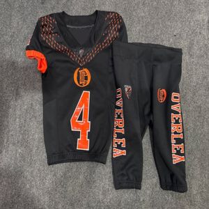 Uniforme de football américain personnalisé vente en gros de haute qualité dernière conception hommes sublimation enfants OEM Logo uniforme de football américain - Product Image 1