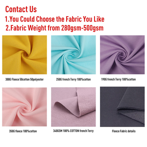 Sweat à capuche uni épais 500gsm Boxy Blank Sweat à capuche personnalisé en coton polaire surdimensionné Fabricant de sweats à capuche courts lourds pour hommes - Product Image 4