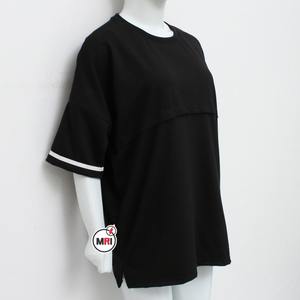 Calidad Premium personalizado peso pesado liso 100% algodón gota hombro suelto ajuste camisetas en blanco de gran tamaño Boxy camiseta - Product Image 5