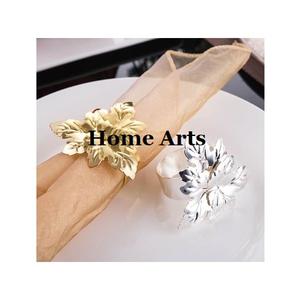 Superior Quality Metal Napkin Ring Leaf Design Customized Size And Shape <b>Tissue</b> <b>Paper</b> Ring For Best Selling - Product Image 3