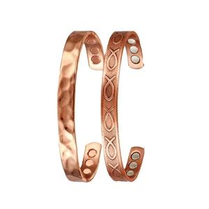 Fashionable Pure Copper <b>Magnet</b> <b>Bracelet</b> Magnetic Copper Hand Cuff <b>Bracelets</b> <b>for</b> <b>Men</b> and Women Jewelry Accessories - Product Image 4