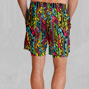 Custom Digital Printing Design Men Sublimation Short Breathable And Trending Men Sublimation Double <b>Layer</b> Shorts OEM Service - Product Image 2