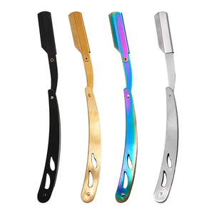 Navaja de Afeitar para Barbería, Cuchillo para Recortar el Cabello, Navaja de Afeitar de Una Sola Hoja, Marca Privada, en Bolsa OPP - Product Image 3