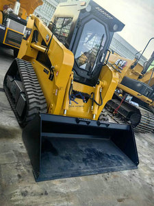 Caterpillar CAT 246D Mini Steering Skid Steer Loader CAT 246C 246D 74.8Hp Cummins Engine High Flow Skid <b>Track</b> Skid Steer Loader. - Product Image 6