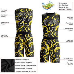 Uniformes de basket-ball en sublimation pour garçons, prix de gros 2025, en polyester, vêtements d'équipe, uniformes de basket-ball, service OEM - Product Image 4