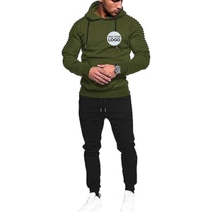 Tracksuit Hoodie Joggers 2pc Set Printed Solid Fleece Sweatsuit Streetwear Maternity Tracksuits - Product Image 2