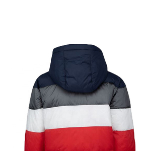 Venta caliente Chaquetas acolchadas para hombres Colores personalizados Diseño popular Concha de lino Patrón sólido Frente Mandarín Servicio OEM disponible - Product Image 6