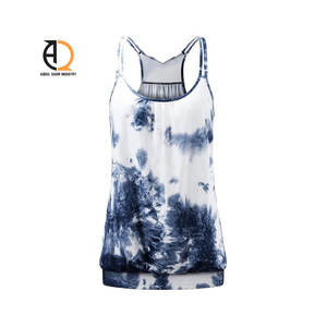 Slim Fit Sexy Gym Active Wear Sports Loose <b>Sleeveless</b> Tank Top Quick Dry Sports Singlet Workout <b>Shirts</b> for Women - Product Image 5