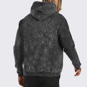 เสื้อมีฮู้ดขนาดใหญ่พิเศษใส่ได้ทั้งชายและหญิง300กรัมว่างเปล่าแนวสตรีทเสื้อมีฮู้ดสีทึบสั่งทำโลโก้ได้ - Product Image 2