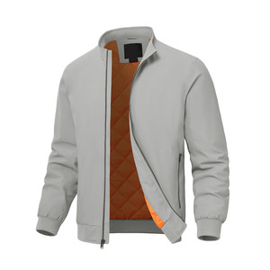 Offre Spéciale vestes de travail d'hiver pour hommes Logo personnalisé conception universitaire Satin tissu support lumière patchs brodés veste pour hommes - Product Image 1