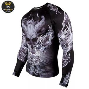 เสื้อกันผดผื่นสำหรับผู้ชายเสื้อกันผดผื่นแขนยาวป้องกันรังสียูวีป้องกันแสงแดดออกแบบโลโก้ได้ตามต้องการ - Product Image 4