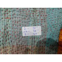 Veste Kantha courte vintage pour femmes avec bloc à la main en coton imprimé fleuri matelassé respirant à manches longues pour l'hiver tenue décontracté