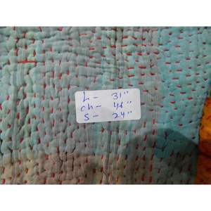 Veste Kantha courte vintage pour femmes avec bloc à la main en coton imprimé fleuri matelassé respirant à manches longues pour l'hiver tenue décontracté - Product Image 6