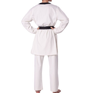 Haute qualité léger Dobok personnalisé femmes Taekwondo karaté Judo Jiu-Jitsu uniforme tissu respirant pour la pratique martiale - Product Image 3