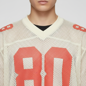 Maillot de football à manches courtes pour homme, imprimé, respirant, ample, en maille, 100% polyester, personnalisable pour équipe, vente chaude - Product Image 3