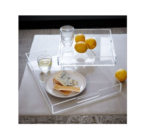 <b>Acrylic</b> Serving Trays Unique Design <b>Acrylic</b> for Wedding Event Decoration Giveaway Gifts Eid Tray Hot Selling - Product Image 4