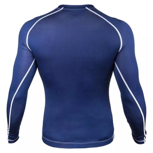 Vente en gros de vêtements chemise de compression Rash Guard sublimé à manches longues personnalisé Bjj Rash Guard pour hommes - Product Image 3