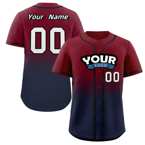 Camiseta de Béisbol Estadounidense Personalizada de la Mejor Calidad, Bordada con Sublimación, con Nombre y Número de Equipo, Secado Rápido - Product Image 3