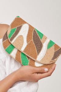 Bolsos de mensajero con cuentas de diseñador para mujer de la India, bolsos de mano bohemios con cuentas hechos a mano, bolso de mano para fiesta de compras de noche - Product Image 5