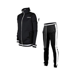 Ensemble de survêtement pour homme à coupe décontractée avec fermeture éclair pour un ajustement confortable, matière respirante et durable, logo personnalisé, couleur et design - Product Image 1