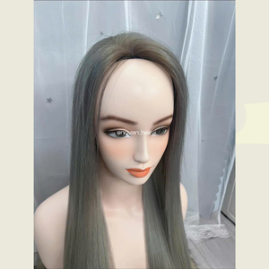 Peluca de Cabello Vietnamita de Alta Calidad con Técnica Eslava para Pelucas de Cabello Humano, sin Pegamento, con Frente de Encaje y Pedidos al por Mayor - Product Image 1