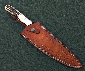 Meilleure vente de couteau de chef de cuisine en acier damas avec logo personnalisé léger et au tarif de gros - Product Image 3