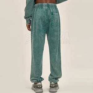 Service de vente en gros OEM de pantalons de jogging délavés à l'acide pour hommes nouveau design pantalons délavés à l'acide pour hommes meilleur prix taille adulte pantalons délavés à l'acide pour hommes - Product Image 6