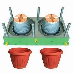 Molde de Inyección de Plástico Usado para Macetas, Maceta de Plástico Pequeña con Autorriego para Interiores, Molde para Hacer Macetas con Plato <span class=keywords><strong>Grande</strong></span> - Product Image 3