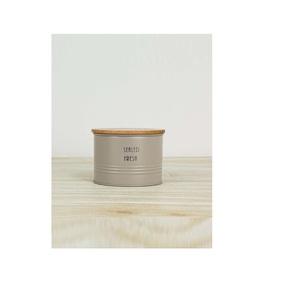 Boîte en métal galvanisé avec couvercle de petites boîtes pour le stockage des épices et du sucre de cuisine - Product Image 3