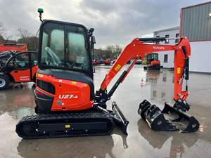 Excavadoras KUBOTA U27-4 de 4, 5, 6 y 8 Toneladas para Obras de Construcción, Entrega Rápida, Venta al Por Mayor, Disponibles en Francia - Product Image 5