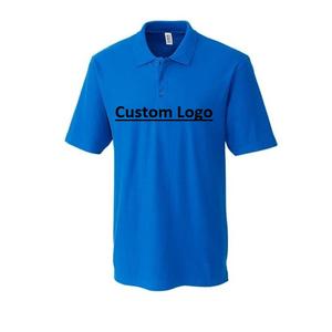 Polo de golf blanco sólido de calidad superior Logotipo de empresa de talla grande promocional Exportación a BD Impresión de logotipo de verano personalizado - Product Image 6