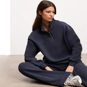Ensemble de survêtement pour femmes de haute qualité, taille plus, uni, séchage rapide, léger, impression et conception de logo personnalisés, service OEM - Product Image 5