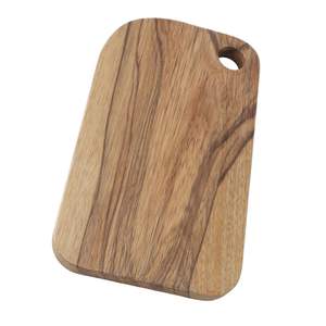 Planche à découper en bois naturel au design élégant, planche à découper de couleur naturelle pour table, légumes, pain et fromage - Product Image 4