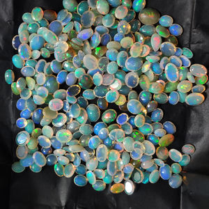 ด้านโอปอลเอธิโอเปียธรรมชาติตัดโอปอลไฟเต็มอัญมณีหลวมสำหรับทำเครื่องประดับอัญมณีอัญมณีอัญมณีหลวม - Product Image 4