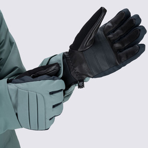 Guantes de Esquí de Cuero Unisex Rabixo Sports con Logotipo Personalizado, Cálidos, Antideslizantes, Resistentes al Viento e Impermeables, con Cierre de Cordón, para Invierno - Product Image 5