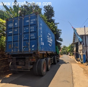 CANAPÉ 1 PLACES EN BOIS DE TECK RELAX FABRIQUÉ EN INDONÉSIE - Product Image 6