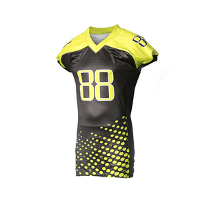 Top Quality Football Uniforms Custom Style Printing Sublimated Breathable Quick Dry Custom Logo American Football Uniforms - Product Image 2