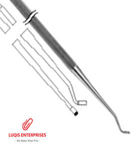 Raspador de doble punta Cottle Daniel, instrumento quirúrgico ORL de acero inoxidable de grado médico, herramienta de disección de precisión - Product Image 3