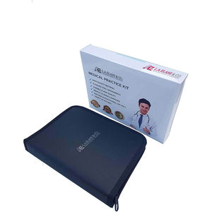 Ensemble de 3 instruments de dissection médicaux complets de qualité A+ en acier inoxydable noir, arc-en-ciel et bleu pour étudiants - Product Image 5