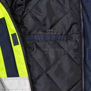 Chaqueta de Trabajo Impermeable, Chaqueta de Trabajo de Invierno/Chaquetas de Trabajo de Algodón Económicas con Cinta Reflectante - Product Image 3