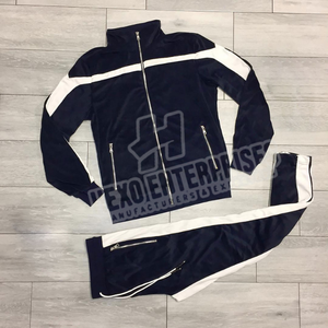 Design personnalisé pas cher Survêtement ajusté Sports Jogging Wear Zipper Survêtement unisexe - Product Image 5